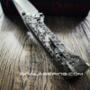 Chaves Knives - Relief Engraved RCK9 With Skull Design - Titanium - M390 steel - COMPLETE KNIFE - With Extra clip - New in box