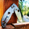 Spyderco Manix 2 - Topographic Map - Deep Fiber Laser Engraved Titanium Scales - Flytanium Gear *Knife Install Optional* - Image 3