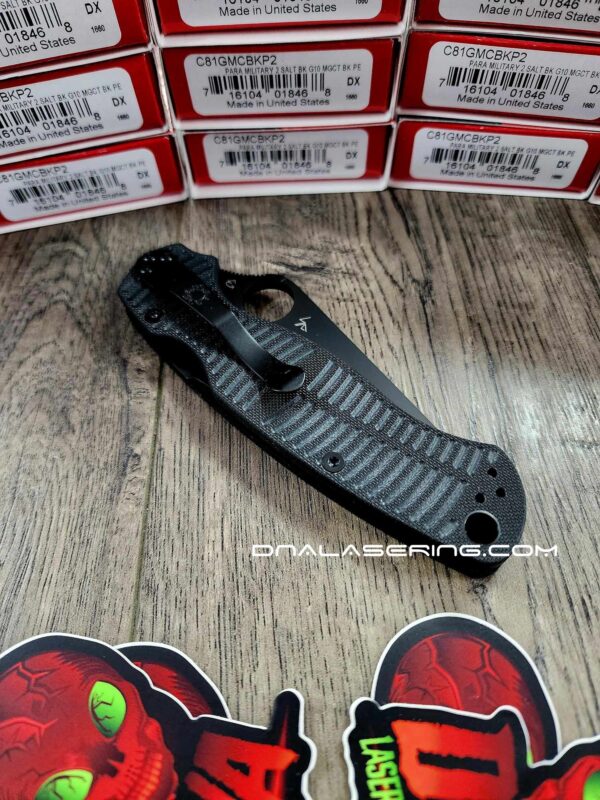 Spyderco Para Military 2 Salt Knife - DLC MagnaCut - Black G10 - Complete Knife - EDC Gear - Made in USA