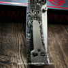 Chaves Knives - Relief Engraved RCK9 - Dead Aztec Theme - Titanium Scales - M390 Steel - COMPLETE KNIFE - Extra clip - New in box