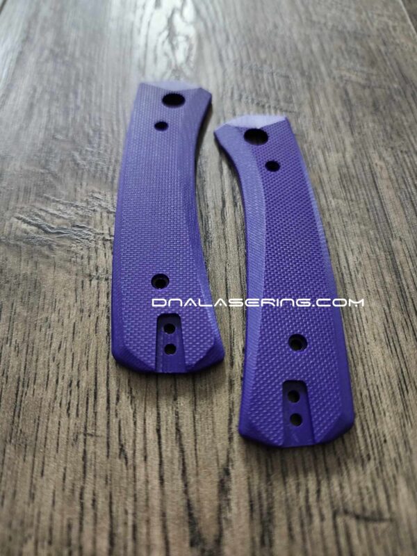 Deep Purple G-10 Moonlight Scales for Knafs Lander - Flytanium Gear - EDC