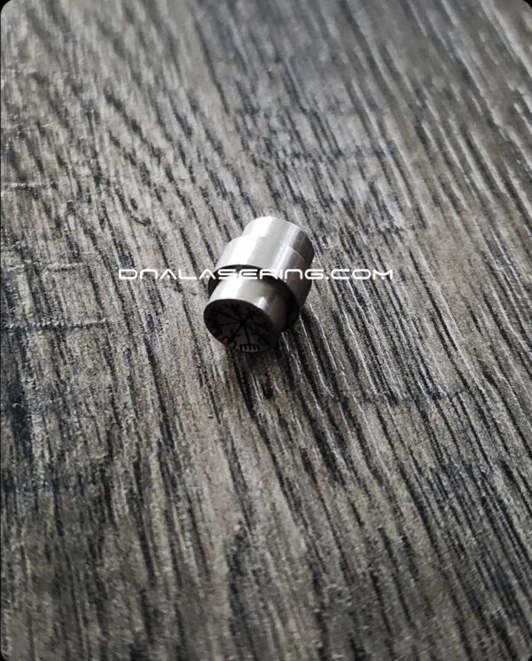 Spyderco Para Military 2 or Para 3 - Custom Lanyard Plug - Laser Engraved Rune - Titanium - Satin - EDC Gear - PM2 - PM3