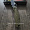 Spyderco PM2 MagnaCut - OD Green Engraved Topographic Scales - CPM MagnaCut DLC Blade - Complete Knife - EDC Gear