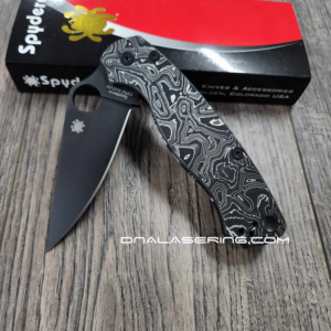 Spyderco PM2 Custom - Carbon Fiber and Aluminum Scales - Paramilitary 2 Knife Scales – EDC Gear - Optional Hardware & Knife Install