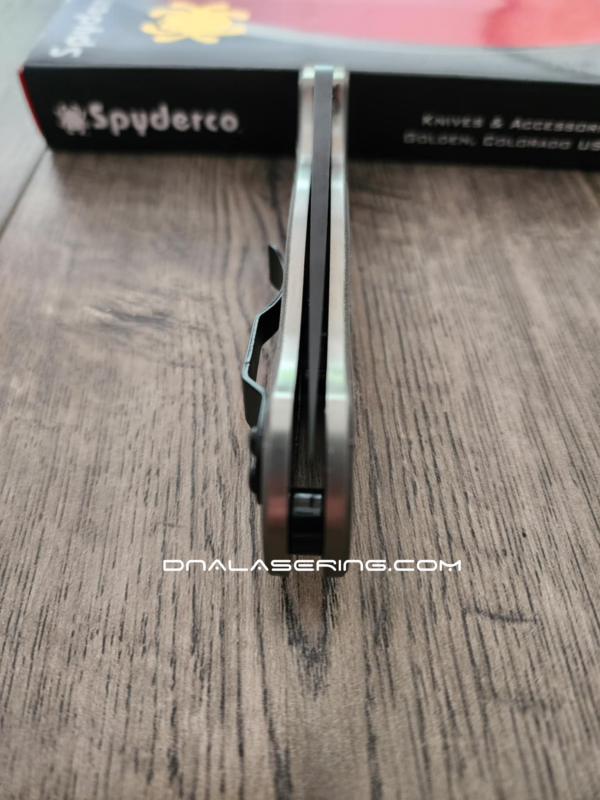 Spyderco PM2 MagnaCut - Raptor - Relief Engraved Titanium Scales - CPM MagnaCut DLC Blade - Complete Knife - EDC Gear