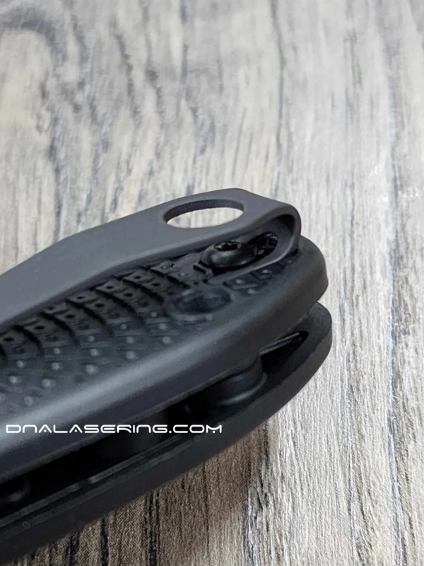 LynchNW Spyderco WIRE Clip – Viking Rune – Deep Laser Engraved Titanium – Deep Carry Pocket Clip – Blacksmith, Stonewash, or Satin Finish - Made in USA