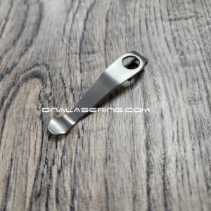 LynchNW Spyderco WIRE Clip – Titanium Deep Carry Pocket Clip – Satin Finish - Made in USA