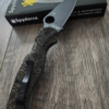 Spyderco PM2 MagnaCut - Green Canvas Micarta Engraved Viking Rune Scales - CPM MagnaCut DLC Blade - Complete Knife - EDC Gear