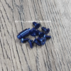 Spyderco Bodacious - Replacement Hardware Screw Set - Titanium - Blue Ano Finish - EDC Gear