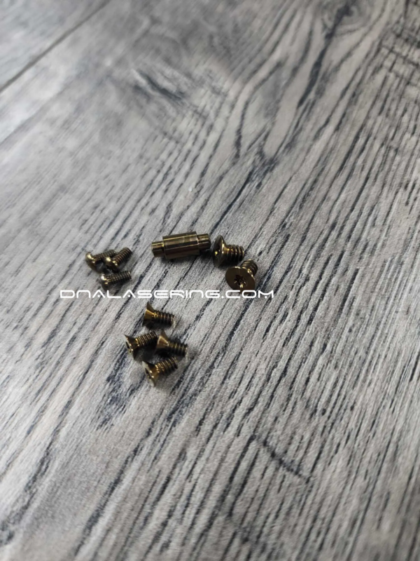 Spyderco Bodacious - Replacement Hardware Screw Set - Titanium - Bronze Ano Finish - EDC Gear