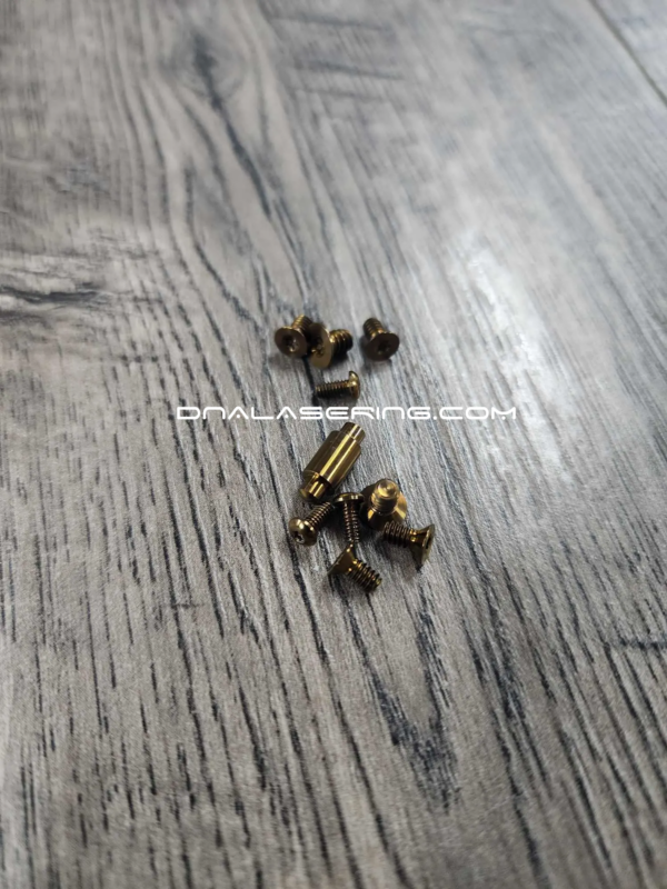 Spyderco Bodacious - Replacement Hardware Screw Set - Titanium - Bronze Ano Finish - EDC Gear