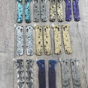 Benchmade - Laser Engraved Scales - 10 Different Options - Bugout - Mini Bugout - EDC Gear - Blemish