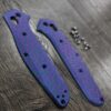 Benchmade 940 Osborne - Geometric Trio Anodized - Laser Engraved Titanium Scales - EDC Gear *Scales Only*