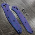 Benchmade 940 Osborne - Geometric Trio Anodized - Laser Engraved Titanium Scales - EDC Gear *Scales Only* - Image 2