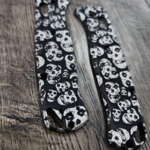 MINI Benchmade Griptilian - Misfits - Laser Engraved Black Aluminum Loop Scales - With Hardware - EDC Gear