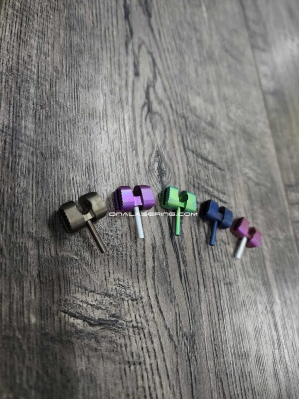 Spyderco Manix 2 - Slotted Titanium Ball Cage Lock - Anodized Titanium - 5 Colors - Flytanium EDC Gear