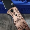 Chaves Redencion 229 - Skulls - Relief Engraved Copper Scales - Complete Knife - 4 Blade Styles - New In Box