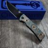 Chaves Redencion Street - Shipwreck Patina - Goonies Map Laser Engraved Copper Scales - Complete Knife - Black Elmax Blade - New In Box