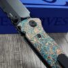 Chaves Redencion Street - Shipwreck Patina - Goonies Map Laser Engraved Copper Scales - Complete Knife - Black Elmax Blade - New In Box