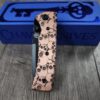 Chaves Redencion Street - Skulls Relief Laser Engraved Copper Scales - Complete Knife - Black Elmax Blade - New In Box