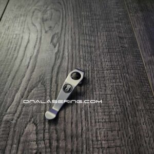 LynchNW Spyderco - Jedi Order - Deep Laser Engraved Titanium - Deep Carry Pocket Clip - Blacksmith, Sandwash or Satin Finish