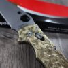 Spyderco Manix 2 Brass Relief Engraved Filigree Scroll - Polished Brass - EDC Scales - Knife Install Optional