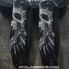 CIVIVI Praxis Screaming Skull SET - 2 Flipper Button Lock Knife Black Aluminum Complete Knives - Evil - Skull - EDC Knives
