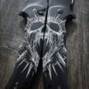 CIVIVI Praxis Screaming Skull SET - 2 Flipper Button Lock Knife Black Aluminum Complete Knives - Evil - Skull - EDC Knives