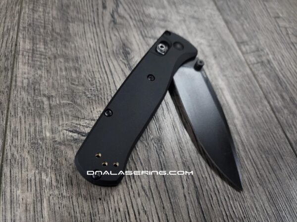 Benchmade Bugout Modulator Black Aluminum Scales - 9 Inlay Options - Bugout 535 - Flytanium Gear *Scales/Handles Only*
