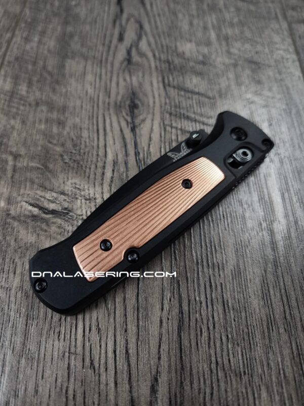 Benchmade Bugout Modulator Black Aluminum Scales - 9 Inlay Options - Bugout 535 - Flytanium Gear *Scales/Handles Only*