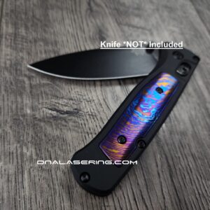 Benchmade Bugout Modulator Black Aluminum Scales - 9 Inlay Options - Bugout 535 - Flytanium Gear *Scales/Handles Only*