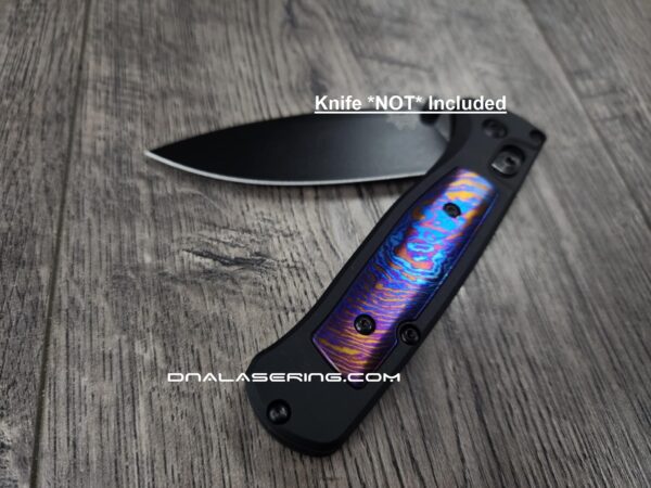 Benchmade Bugout Modulator Black Aluminum Scales - 9 Inlay Options - Bugout 535 - Flytanium Gear *Scales/Handles Only*