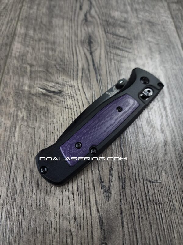 Benchmade Bugout Modulator Black Aluminum Scales - 9 Inlay Options - Bugout 535 - Flytanium Gear *Scales/Handles Only*