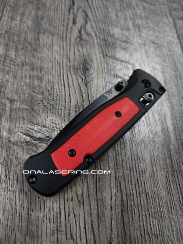 Benchmade Bugout Modulator Black Aluminum Scales - 9 Inlay Options - Bugout 535 - Flytanium Gear *Scales/Handles Only*