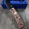 Chaves Redencion 229 - Davy Jones - Relief Engraved Copper Scales - Knife Install Optional - 4 Blade Styles - New In Box