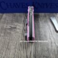 Chaves TAK Blue Label - Pink G-10 Scales - Complete Knife - Satin Elmax Blade - 2 Blade Style Options - New In Box - Image 6