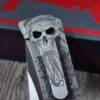 Chaves Knives - Relief Engraved RCK9 - Davy Jones - Titanium - M390 Steel - COMPLETE KNIFE - Extra clip - New in box