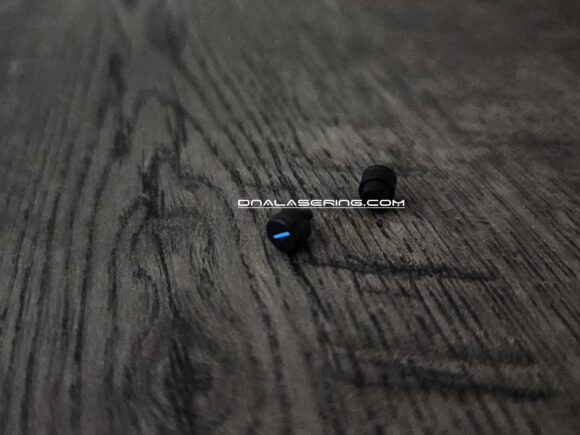 Benchmade - BLUE Glow Rhino - Titanium Thumb Stud - Black Flinish - Flytanium Gear - Image 2
