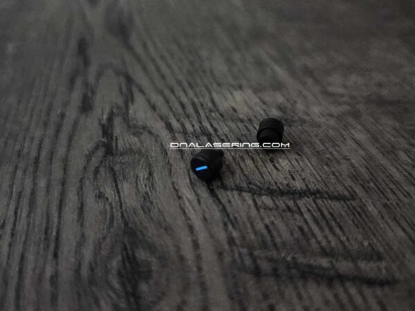 Benchmade - BLUE Glow - Titanium Thumb Stud - Black Finish - Flytanium Gear