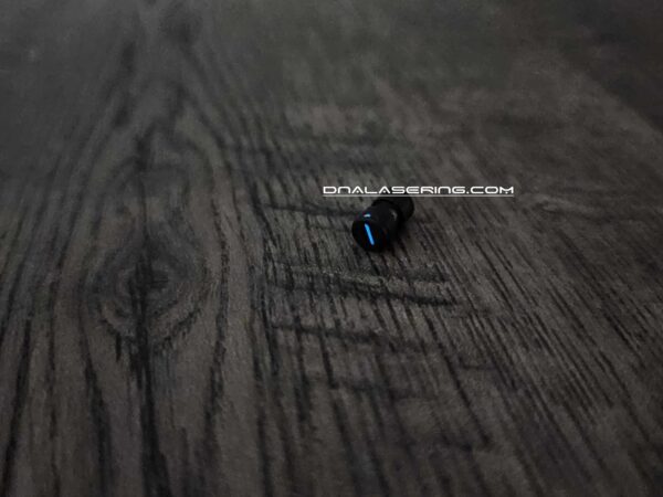 Benchmade - BLUE Glow - Titanium Thumb Stud - Black Finish - Flytanium Gear