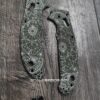 Goonies Map - Spyderco Manix 2 Laser Engraved Scales – Agent Series – Linerless – Cerakote OD GREEN - Optional Knife Install