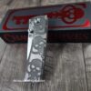 Chaves Knives - Relief Engraved RCK9 - Chaves Skull Keys - Titanium - M390 Steel - COMPLETE KNIFE - Extra clip - New in box