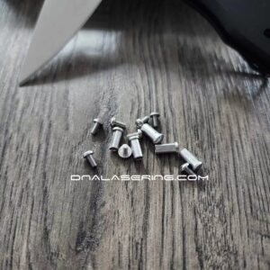 Replacement Hardware Kit for Spyderco Delica - Stainless Steel - Satin Finish ***Knife NOT Included***