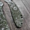 Benchmade Griptilian - Goonies Map - Laser Engraved OD Green Aluminum Loop Scales - With Hardware - EDC Gear