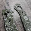 Benchmade Griptilian - Goonies Map - Laser Engraved OD Green Aluminum Loop Scales - With Hardware - EDC Gear