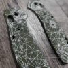 Benchmade Griptilian - Goonies Map - Laser Engraved OD Green Aluminum Loop Scales - With Hardware - EDC Gear