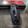 Spyderco Manix 2 With Upgrades! AWT Black Scales - Electric Orange Ball Cage - Phosphor Washers - Ceramic Ball and Spring Installed - COMPLETE KNIFE