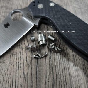 Replacement Screw Set for Spyderco Para Military 2 - Stainless Steel Satin Finish - PM2 - EDC Gear