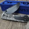 Chaves Redencion 229 - Relief Engraved Batman / Gotham Theme - Black ELMAX Tanto Blade - COMPLETE KNIFE