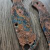 Spyderco PM2 Copper - Shipwreck Patina - Goonies Map - Laser Engraved Scales - EDC Gear - Hardware & Knife Install Options